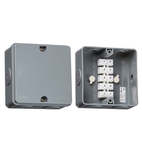 electric junction box outside house|outdoor electrical box b&q.